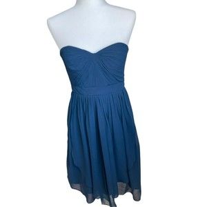 Jenny Yoo 127179 bridesmaid dress in Navy Blue